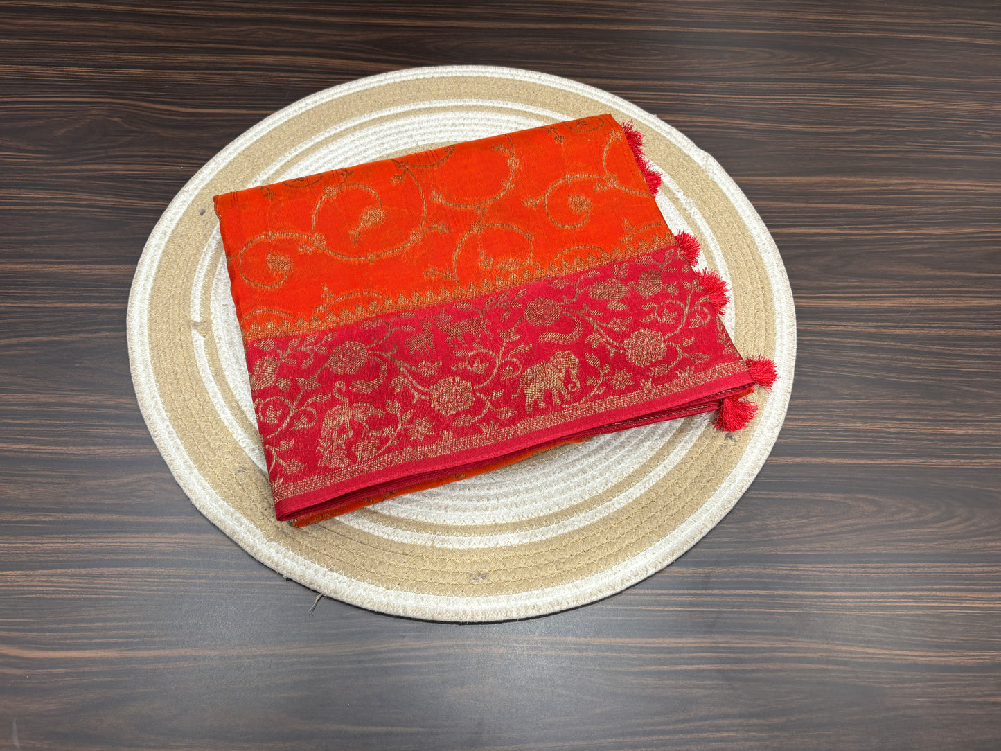 Soft tussar saree
