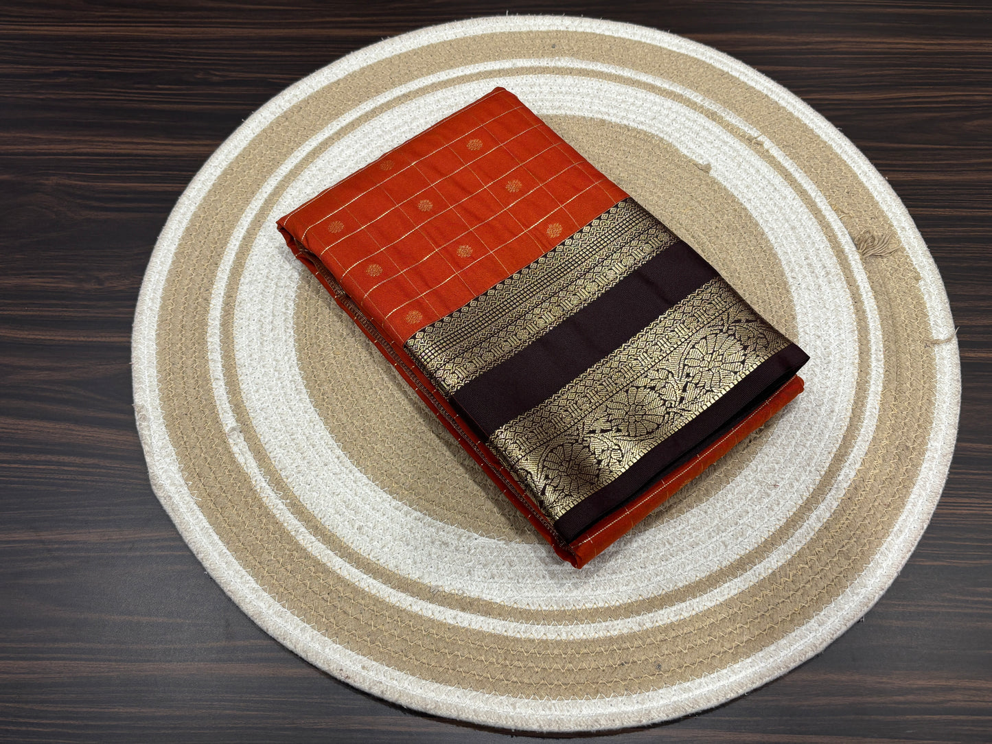 Semi Kanchipuram silk