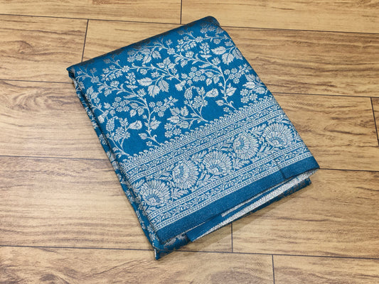 Semi brocade banaras