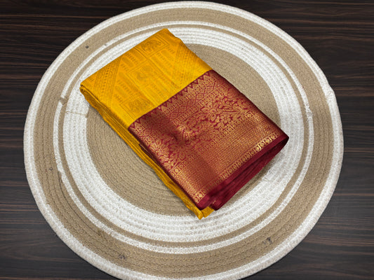 Semi Kanchipuram silk