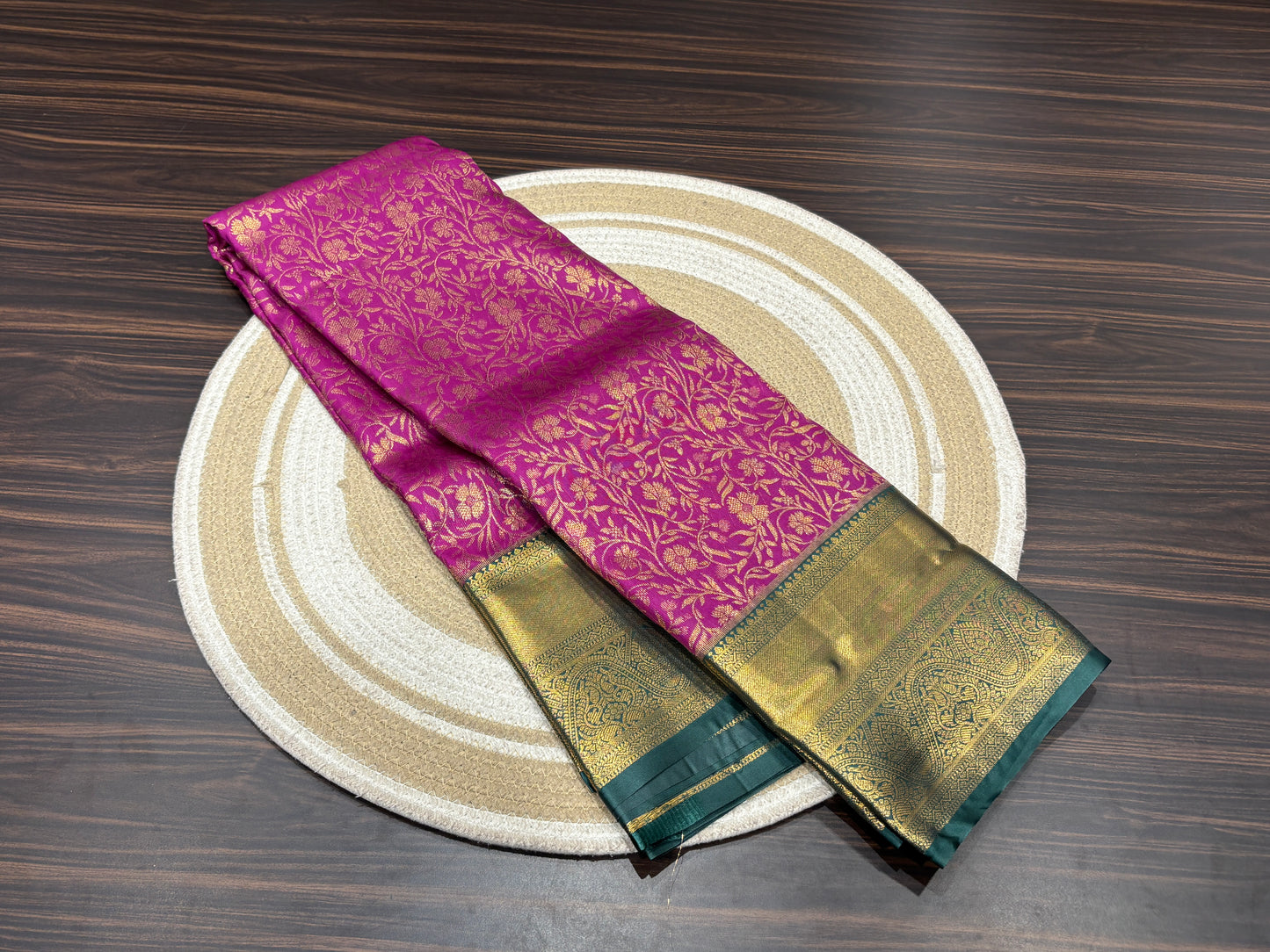 Semi Kanchipuram silk