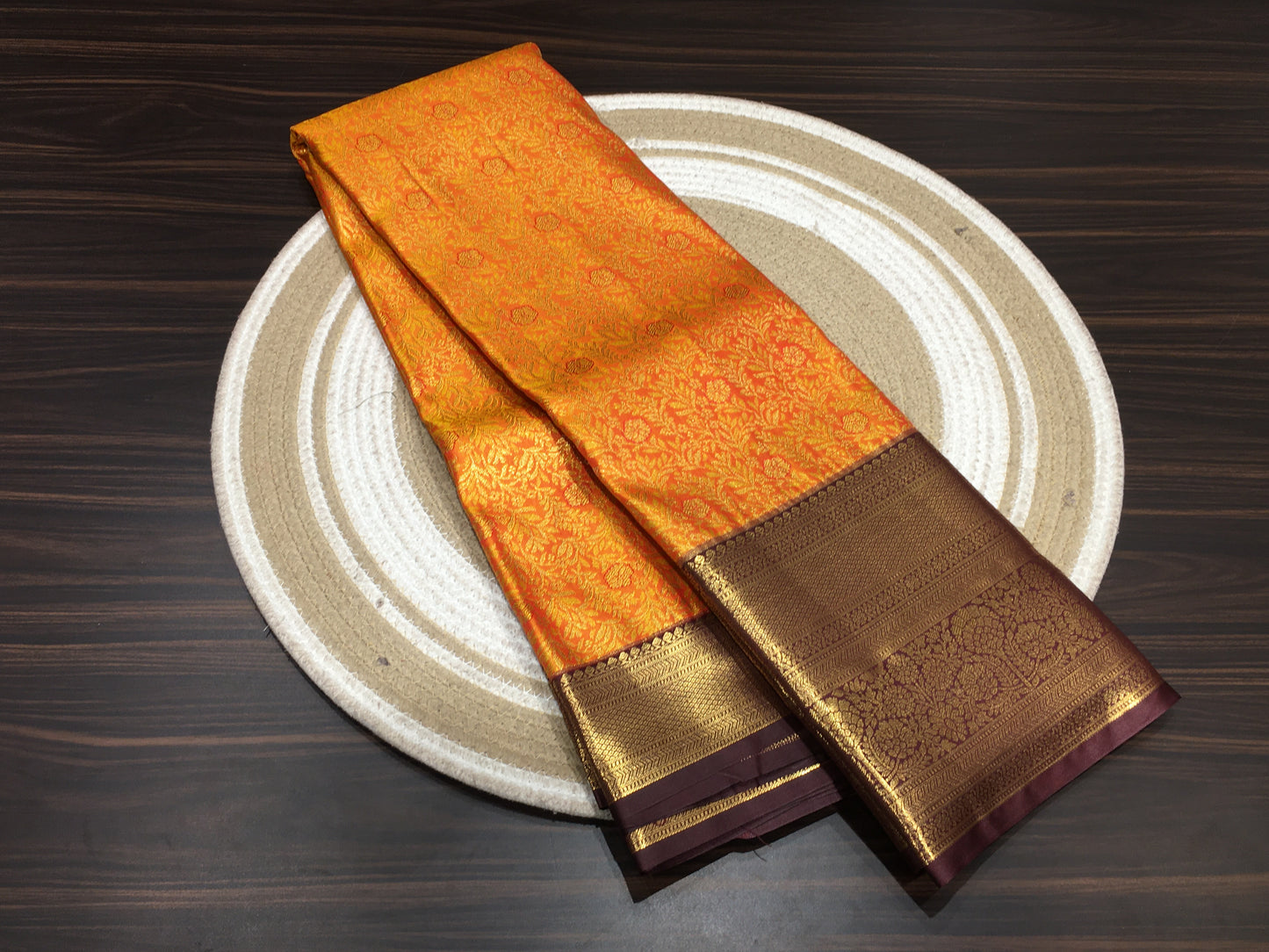 Semi Kanchipuram silk
