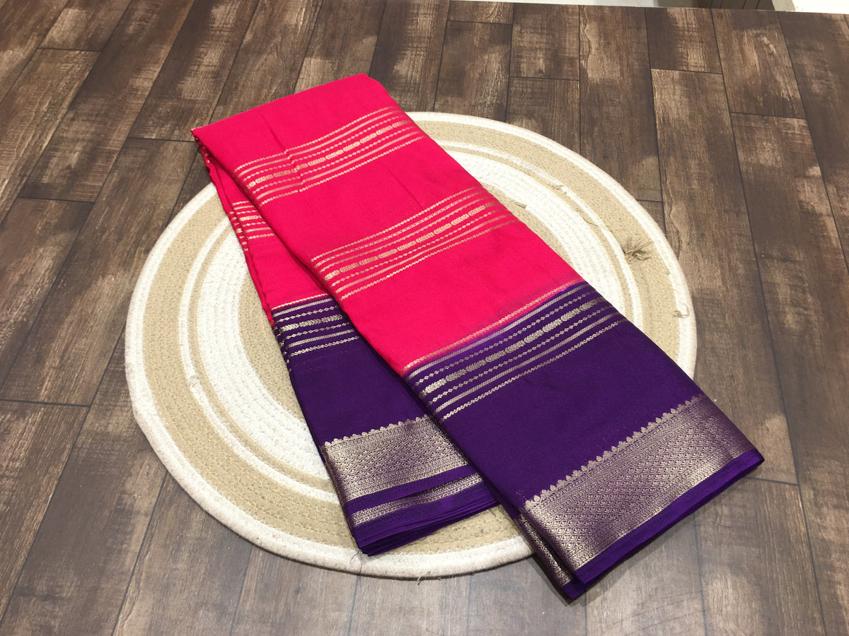 Semi Mysore Crape Silk