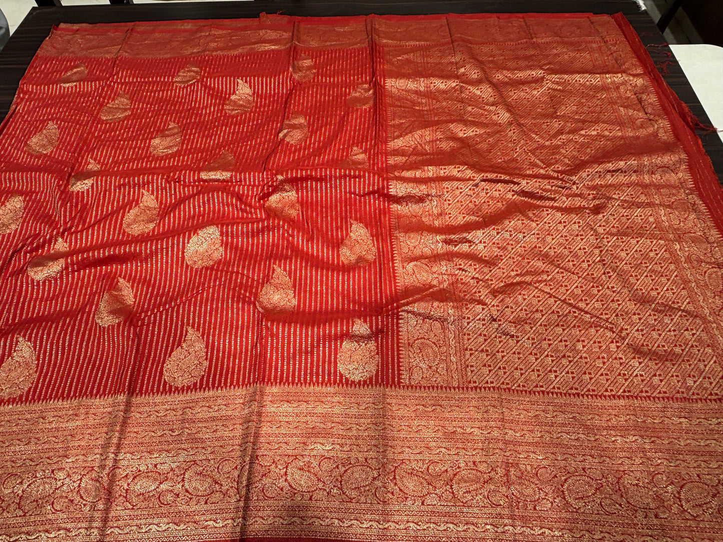 Soft crape saree