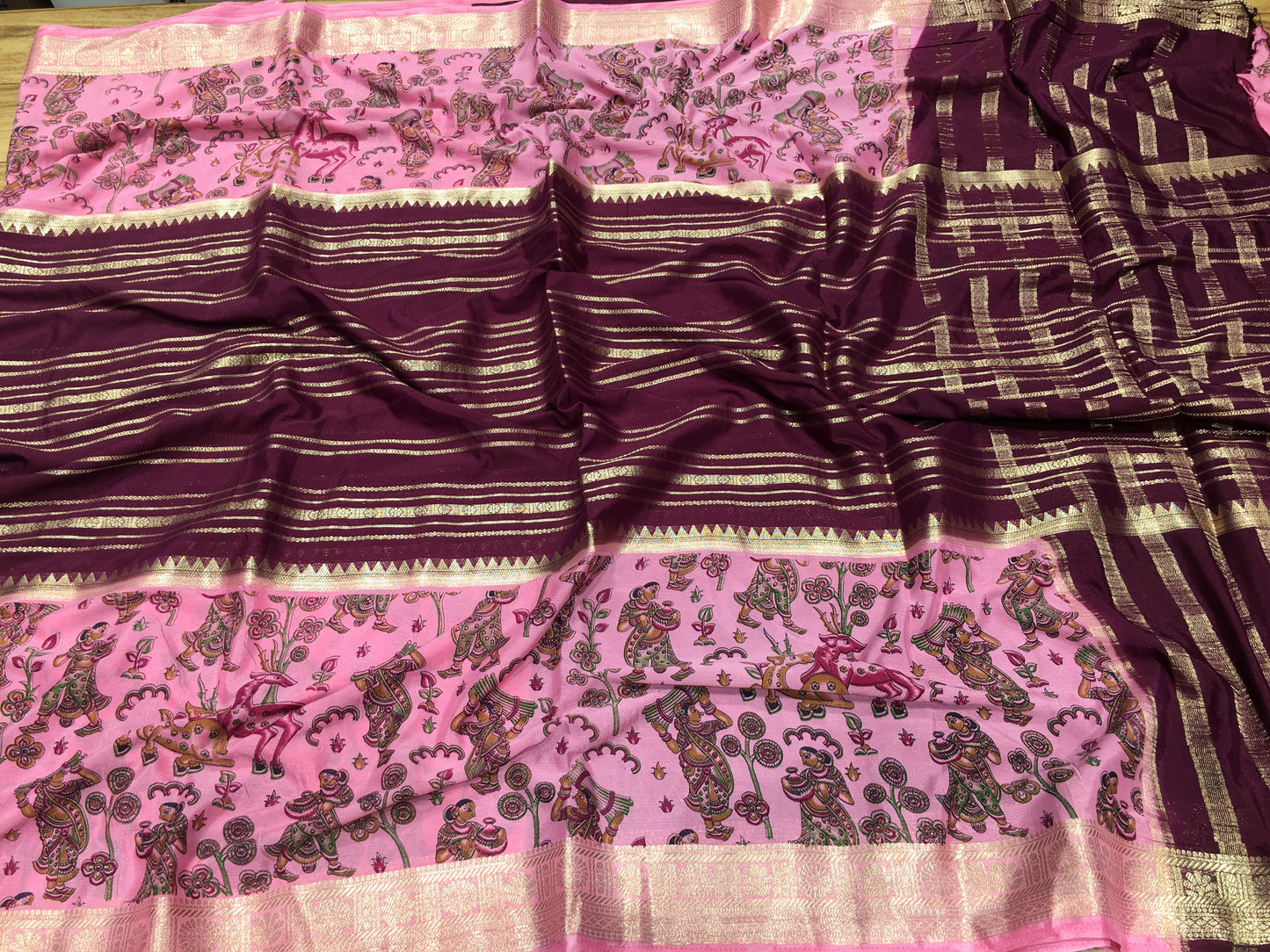 Semi Mysore Crape Silk
