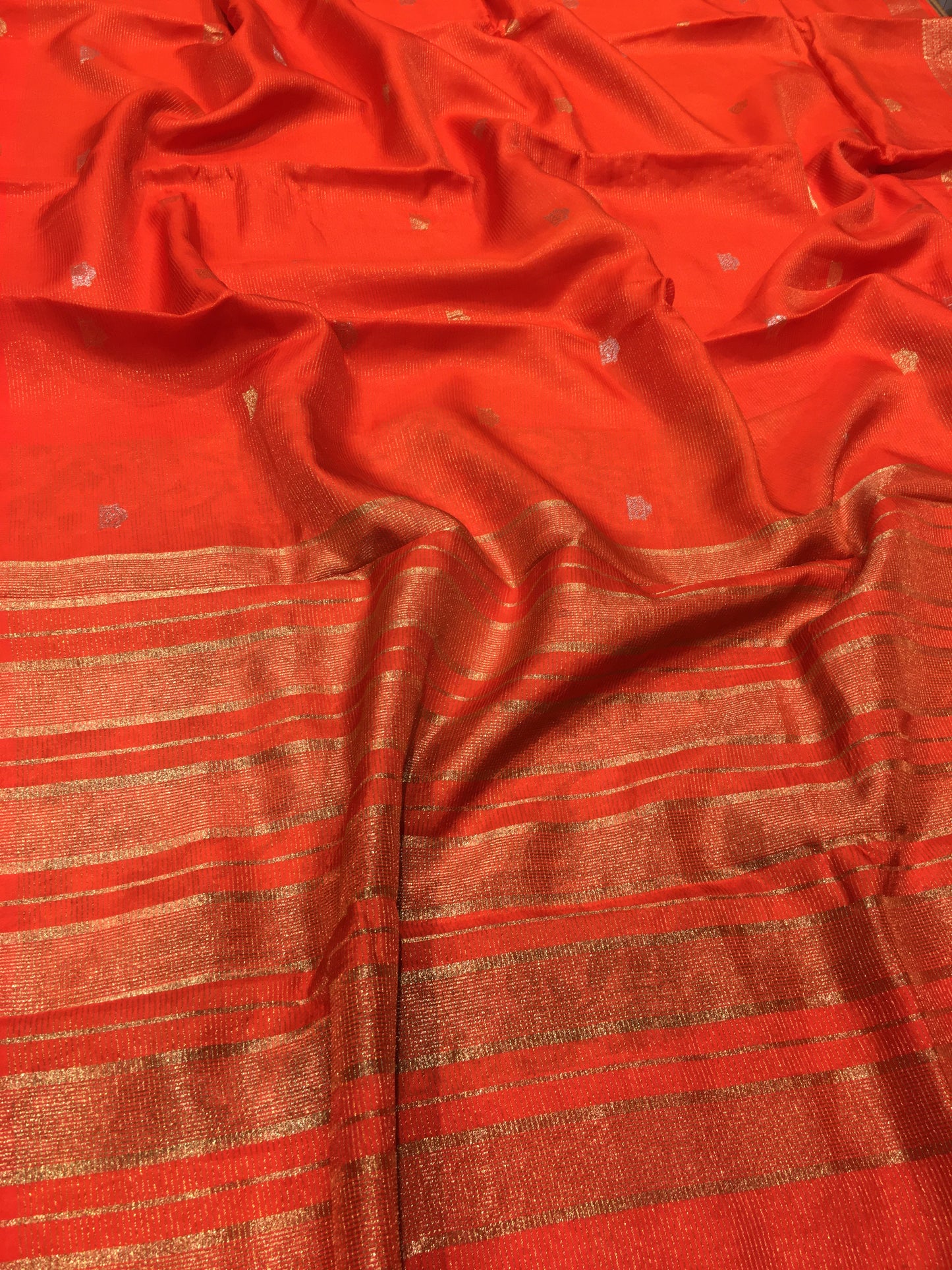 Moonga Crape Saree