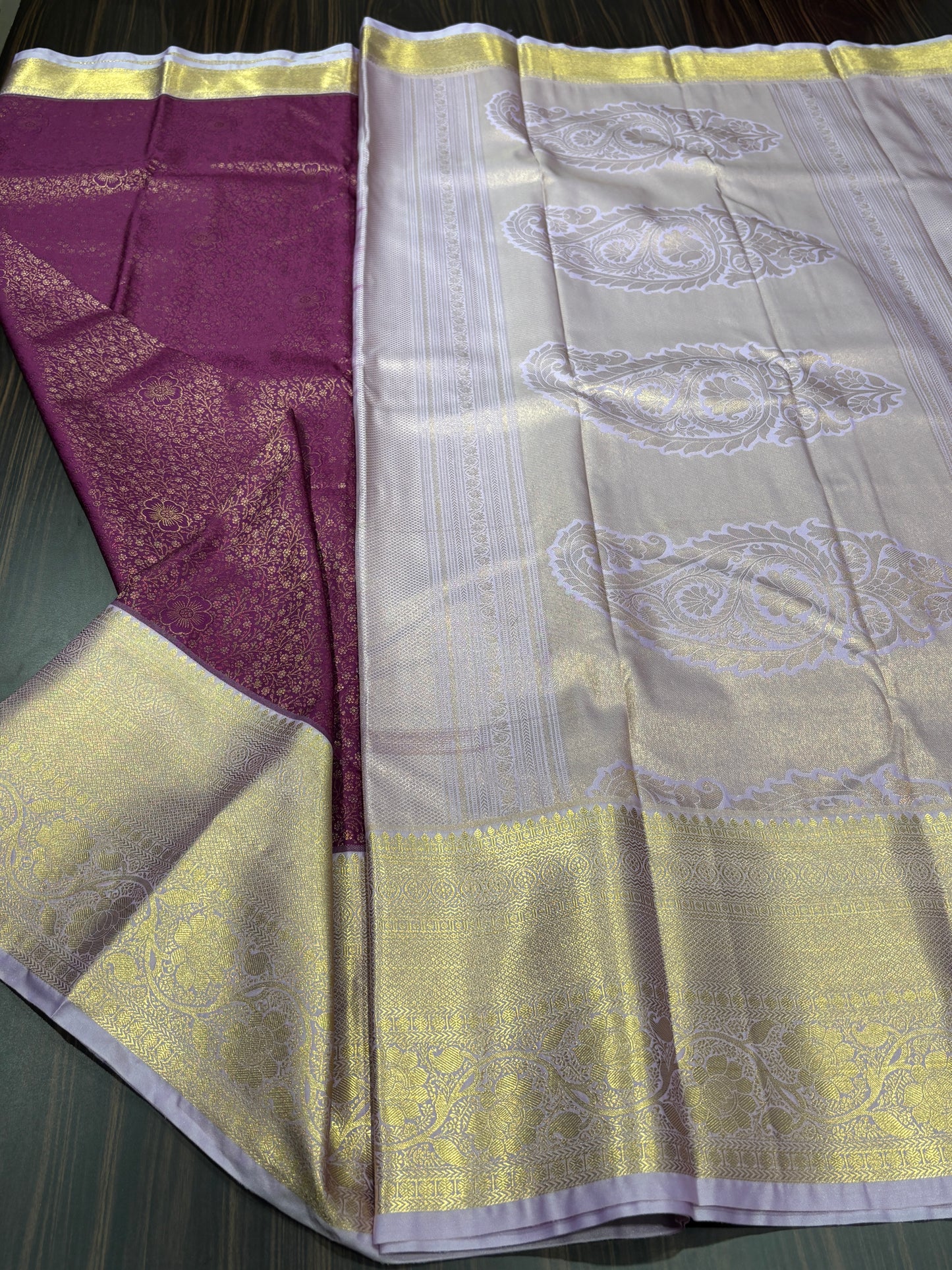 Semi Kanchipuram silk