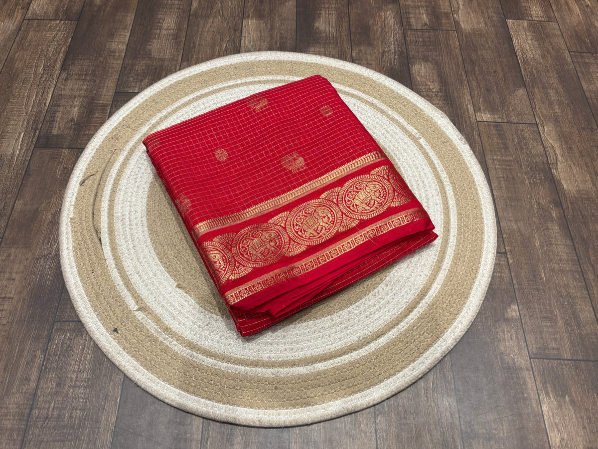 Semi Mysore Crape Silk