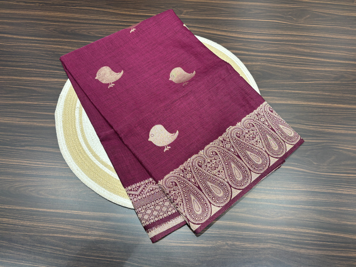 Soft tussar saree