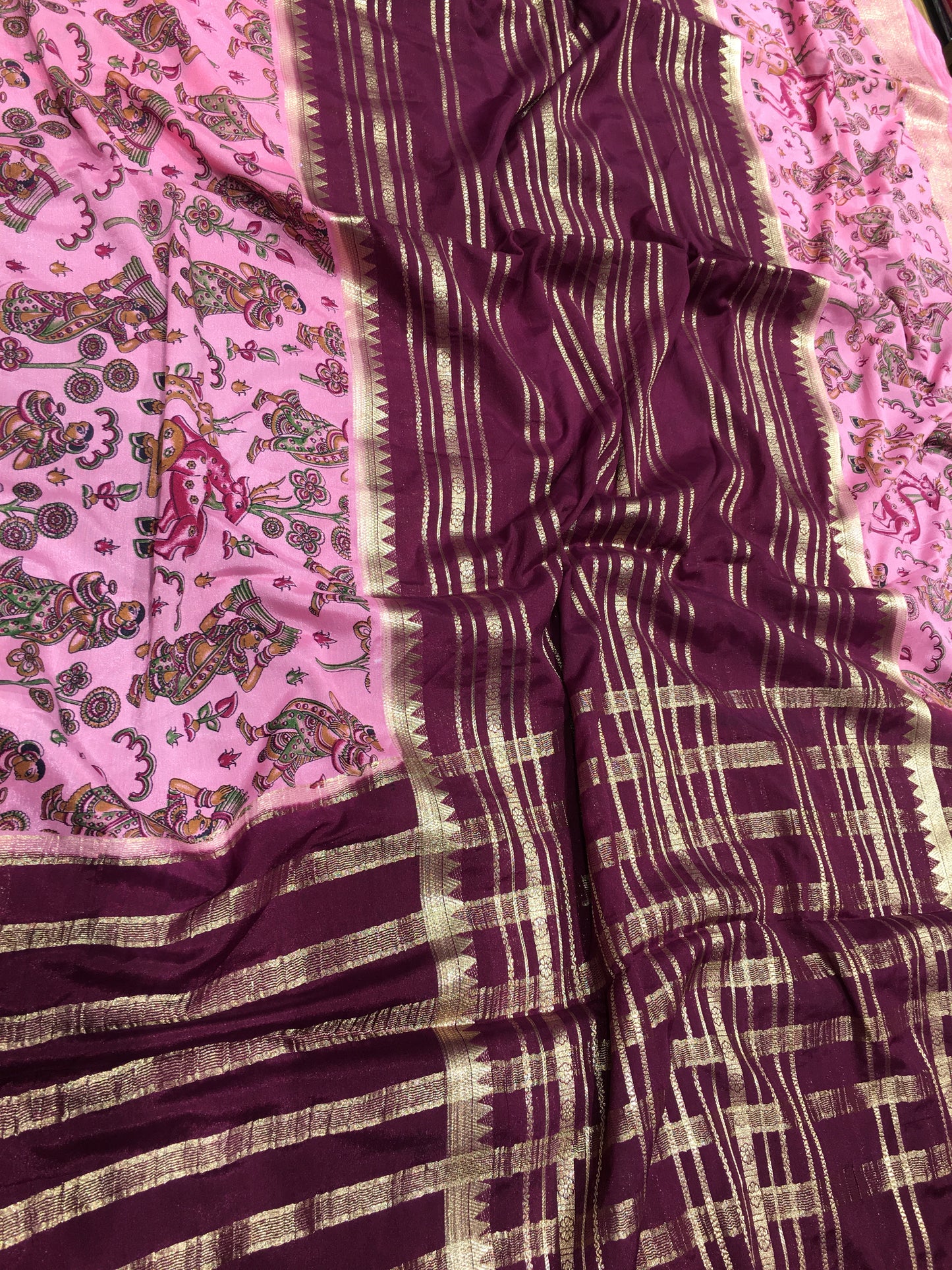 Semi Mysore Crape Silk