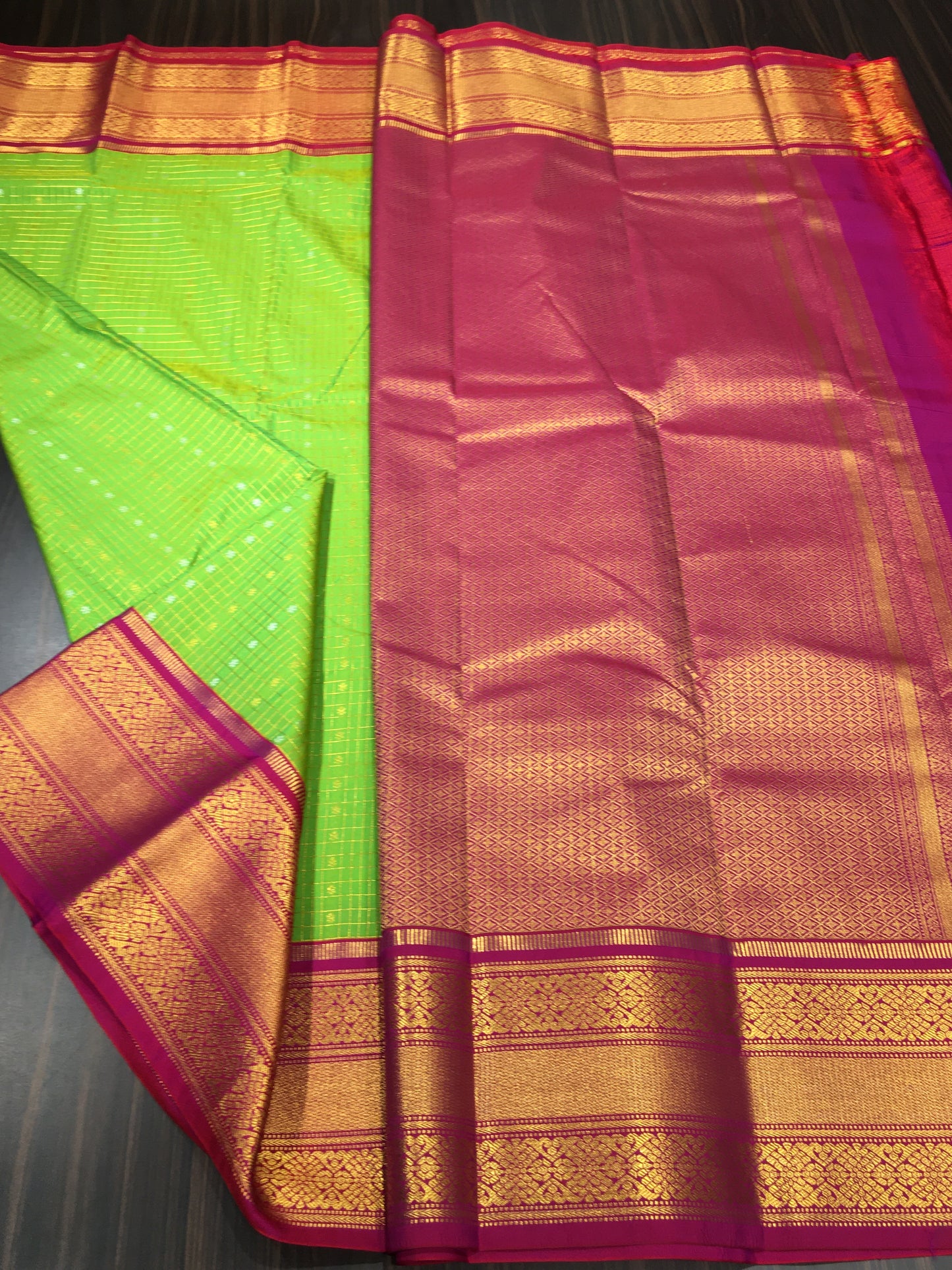 Semi Kanchipuram silk