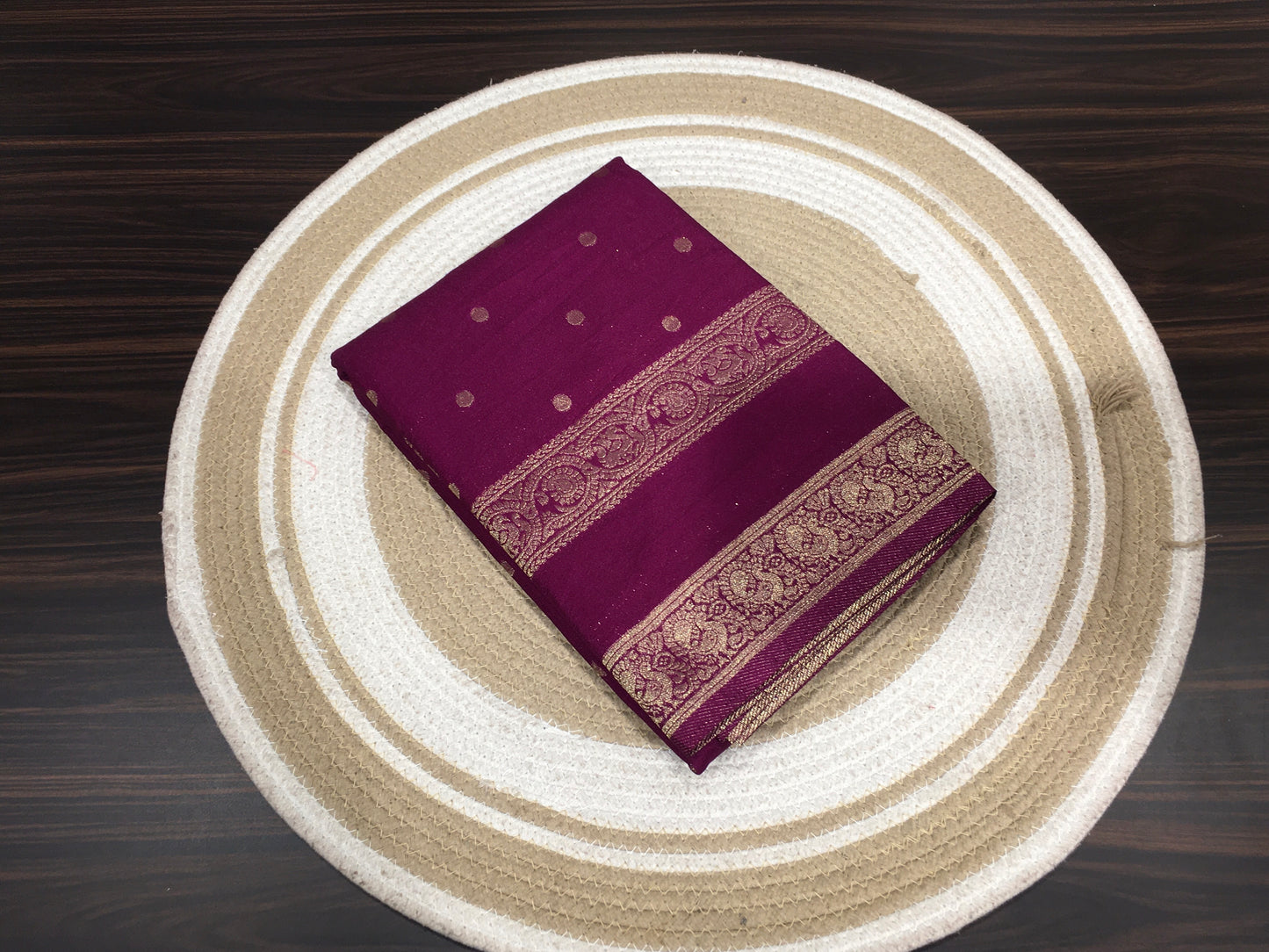Soft crape saree