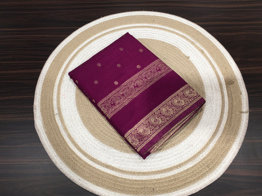 Soft crape saree