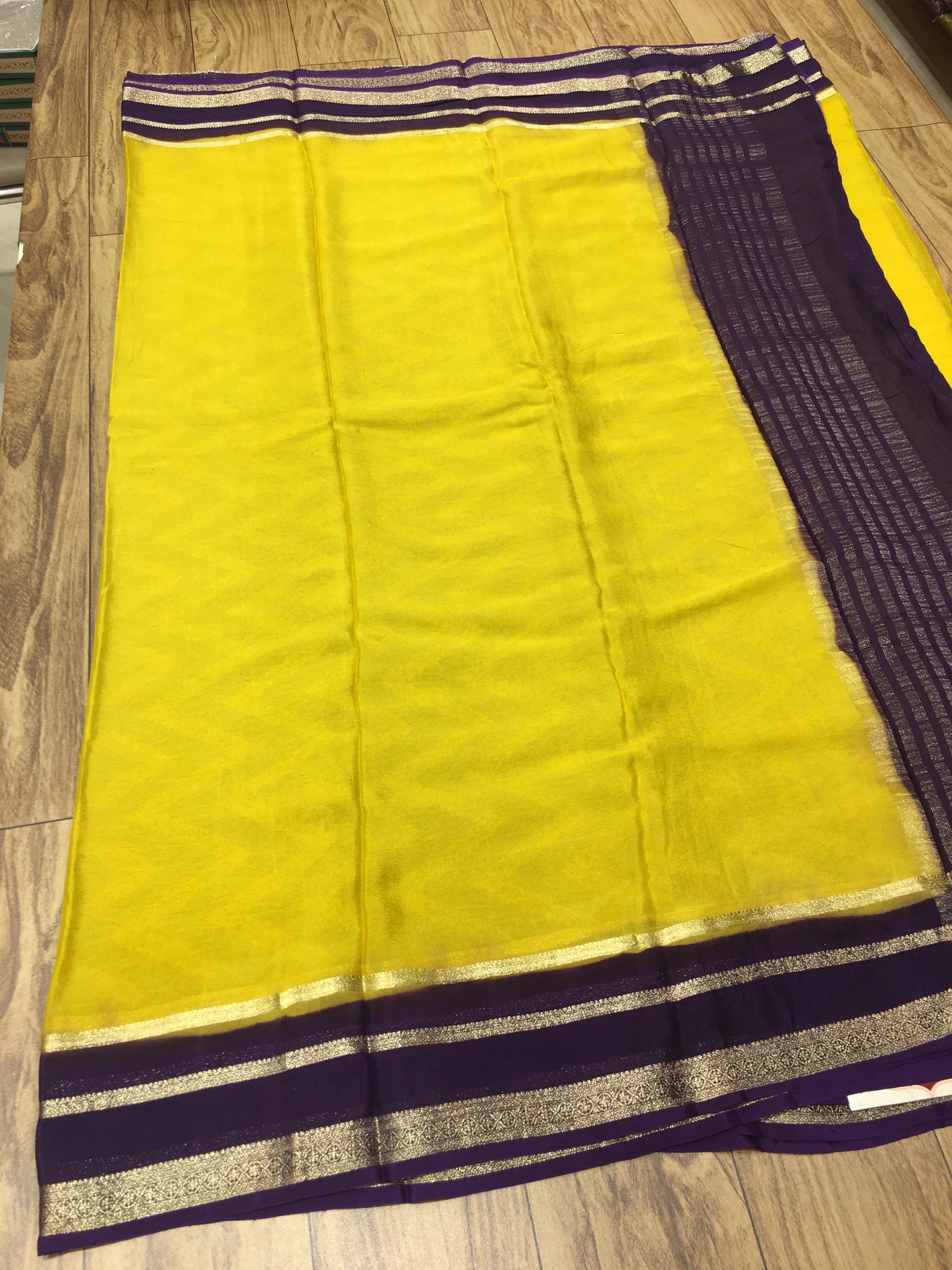 Semi Mysore Crape Silk