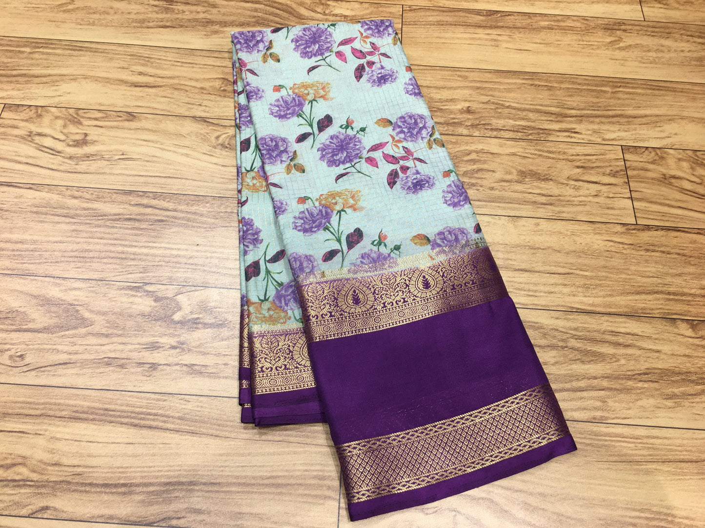 Semi Mysore Crape Silk