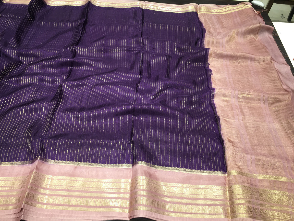 Semi Mysore Crape Silk