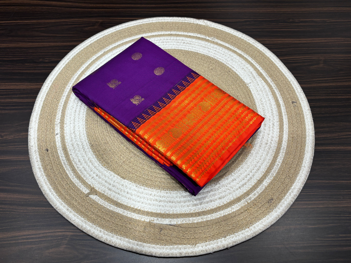 Semi Kanchipuram silk