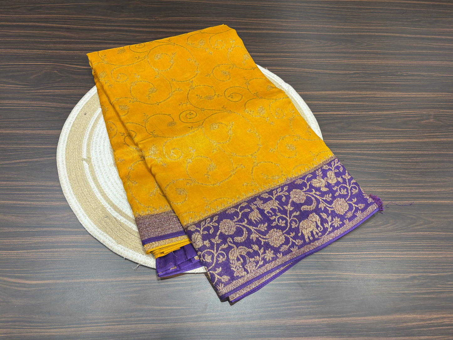 Soft tussar saree