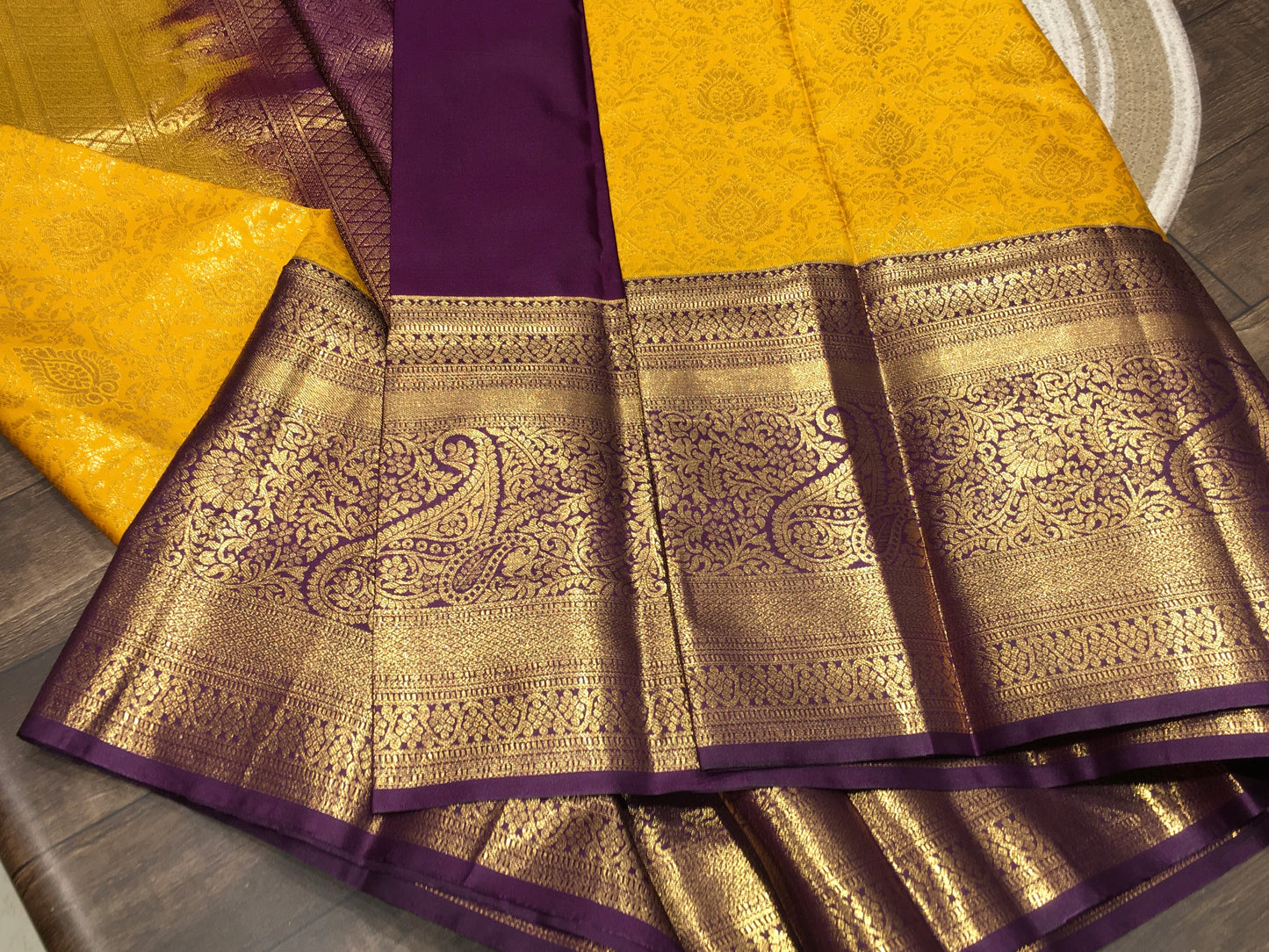Semi Kanchipuram silk