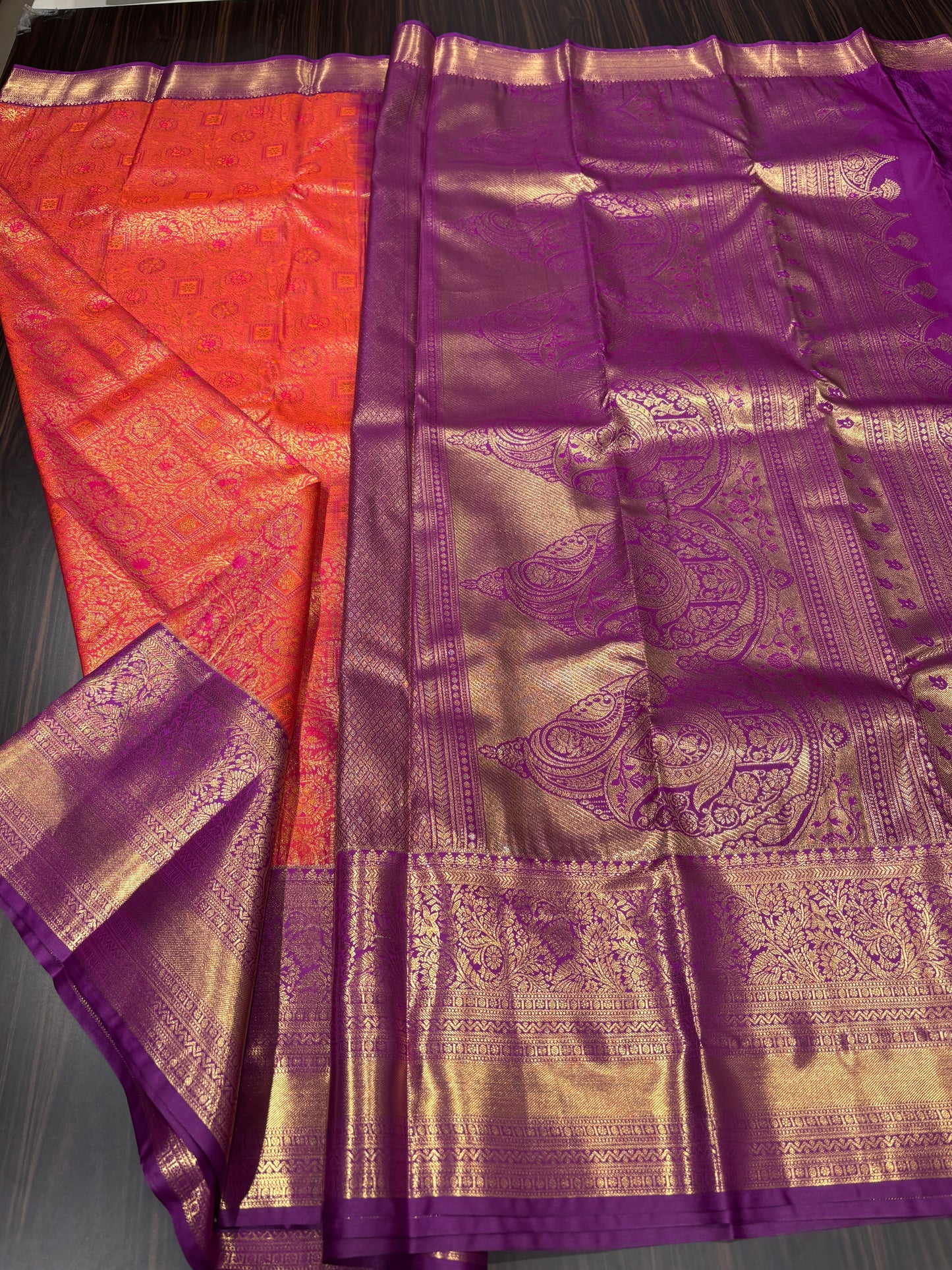 Semi Kanchipuram silk