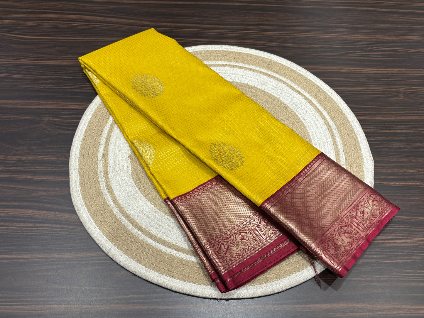 Semi Kanchipuram silk