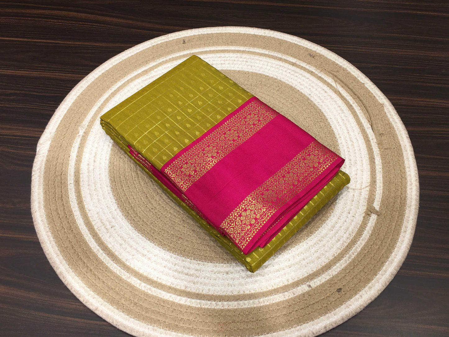 Semi Kanchipuram silk