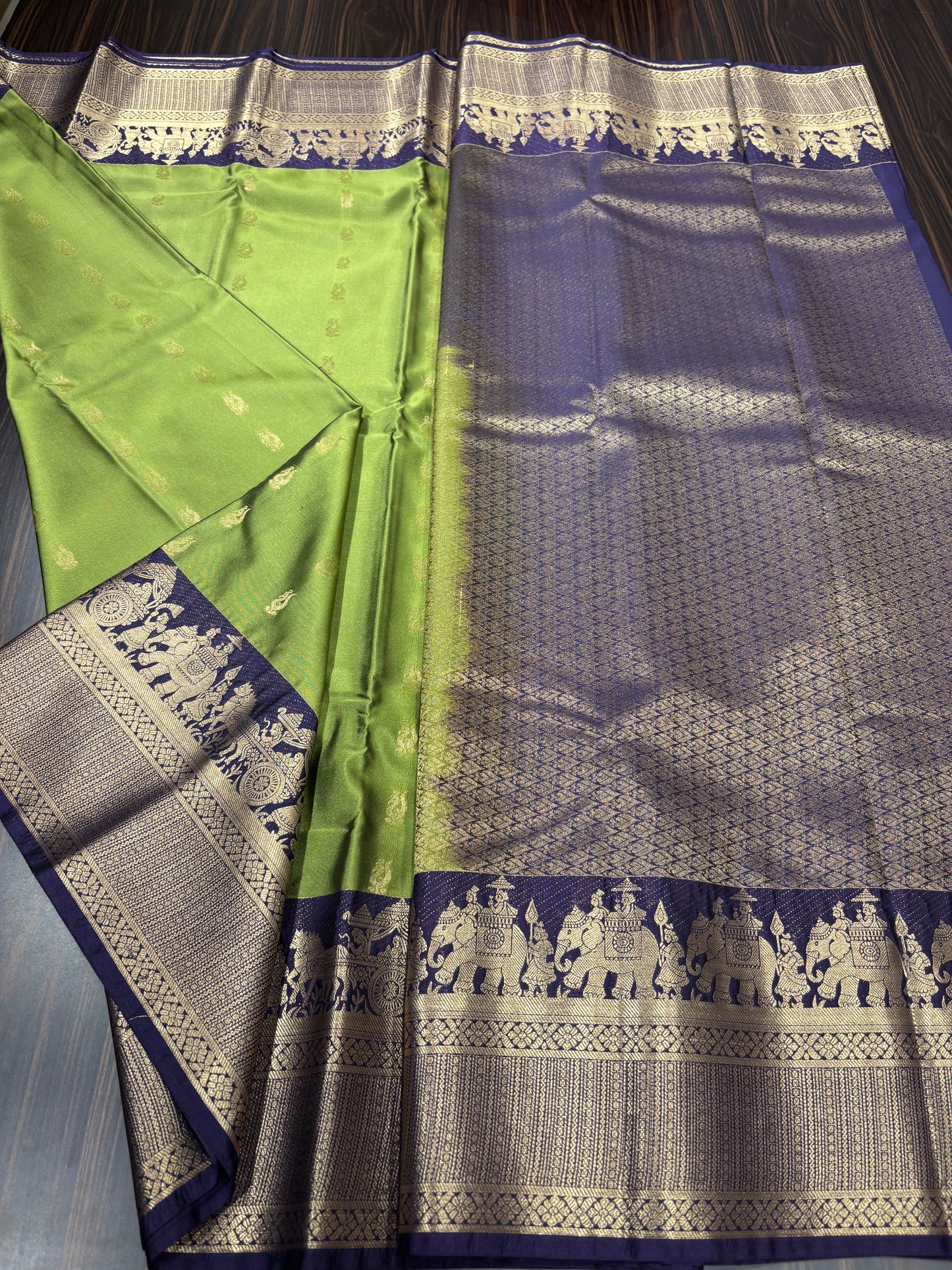 Semi Kanchipuram silk
