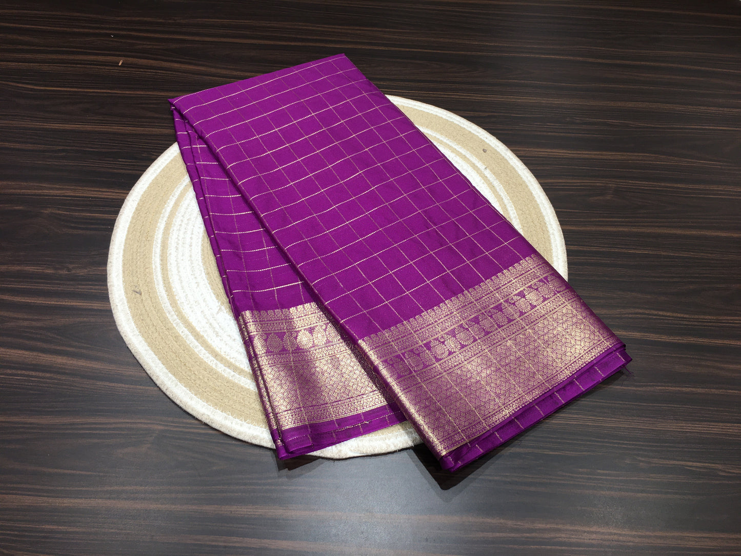 Semi Mysore Crape Silk
