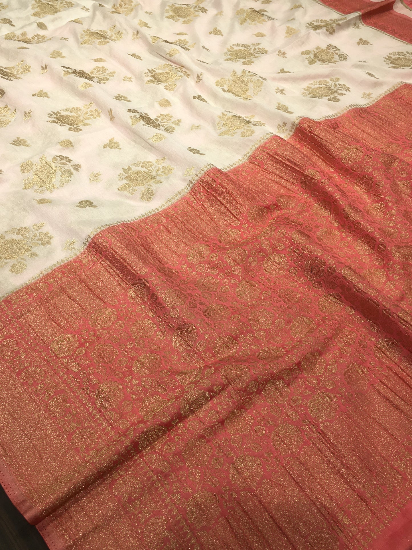 Chiffon georgette saree
