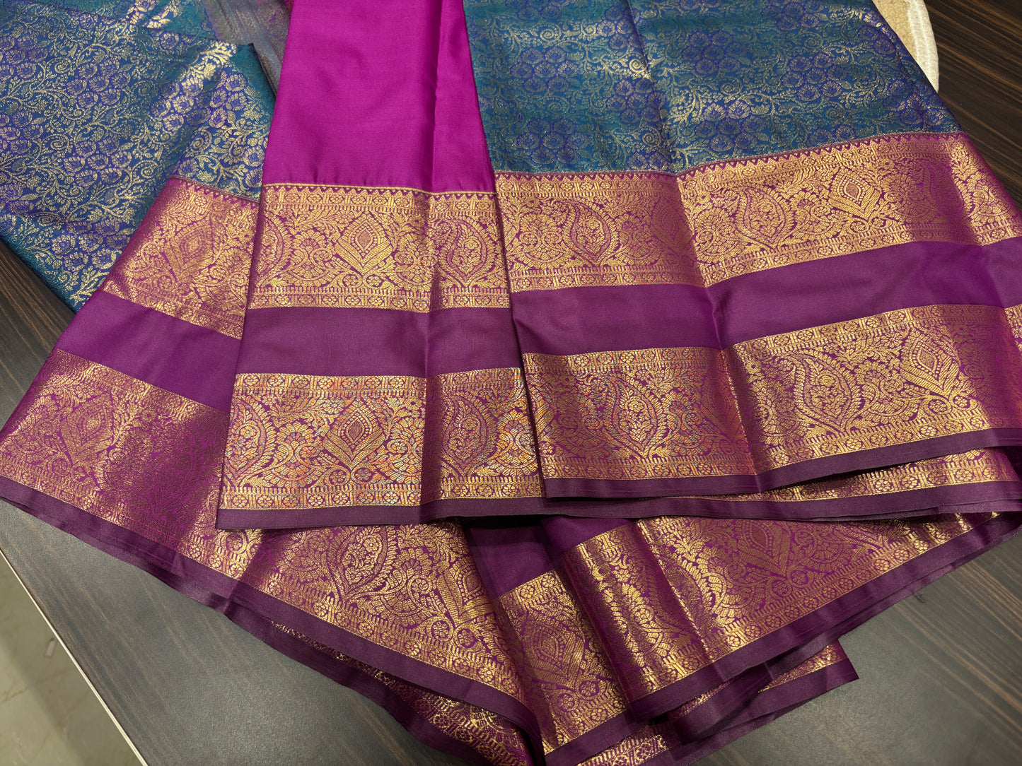 Semi Kanchipuram silk
