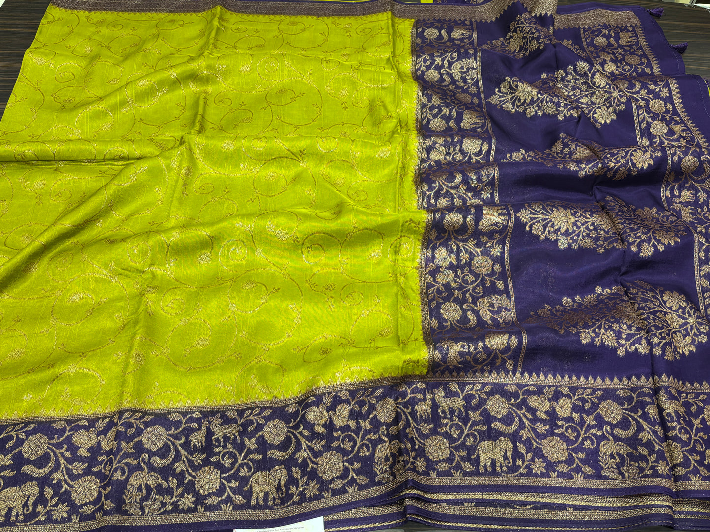 Soft tussar saree