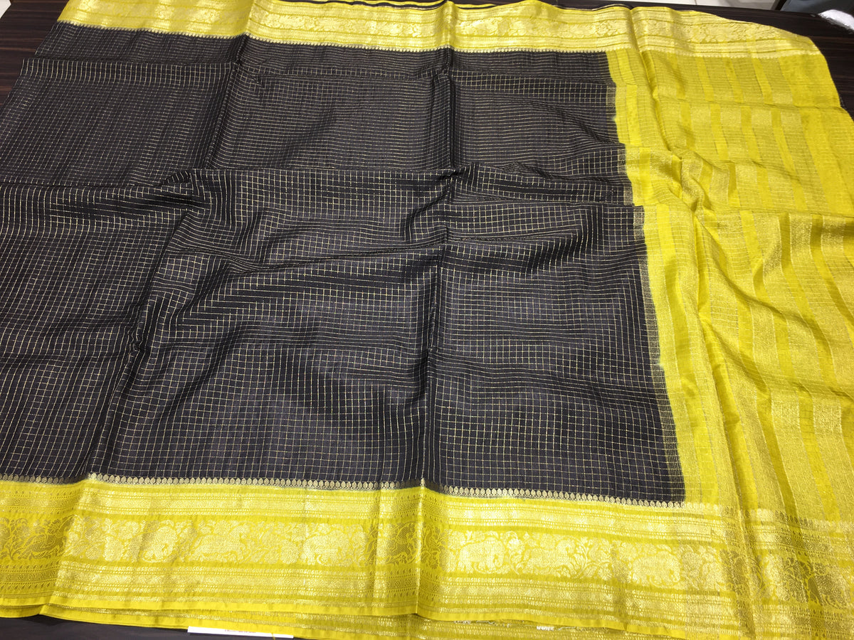 Semi Mysore Crape Silk