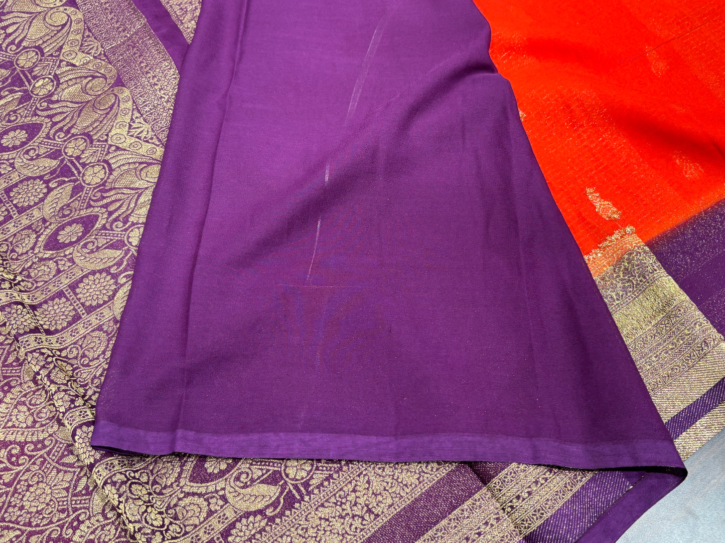 Chiffon georgette saree