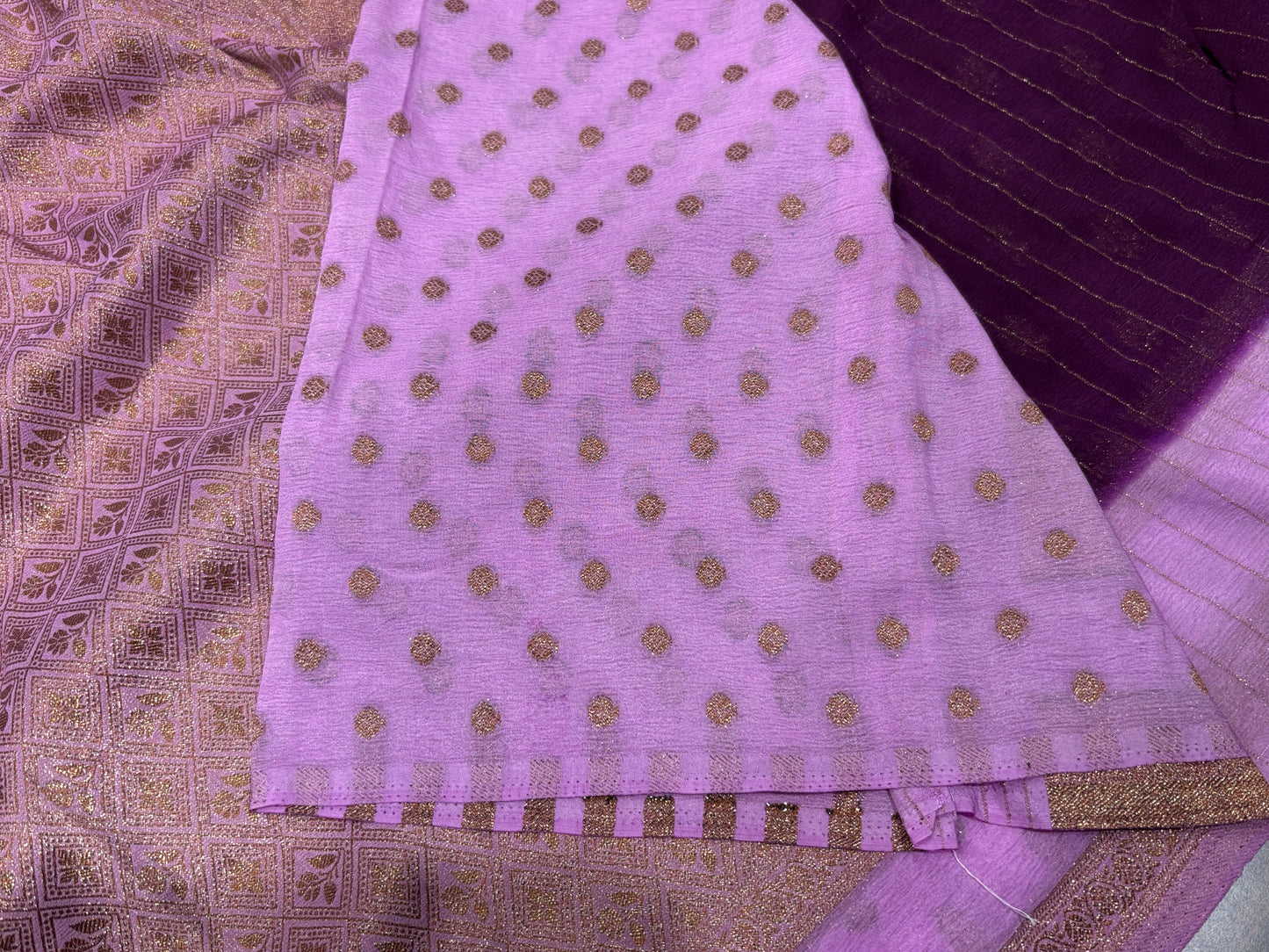 Chiffon georgette saree