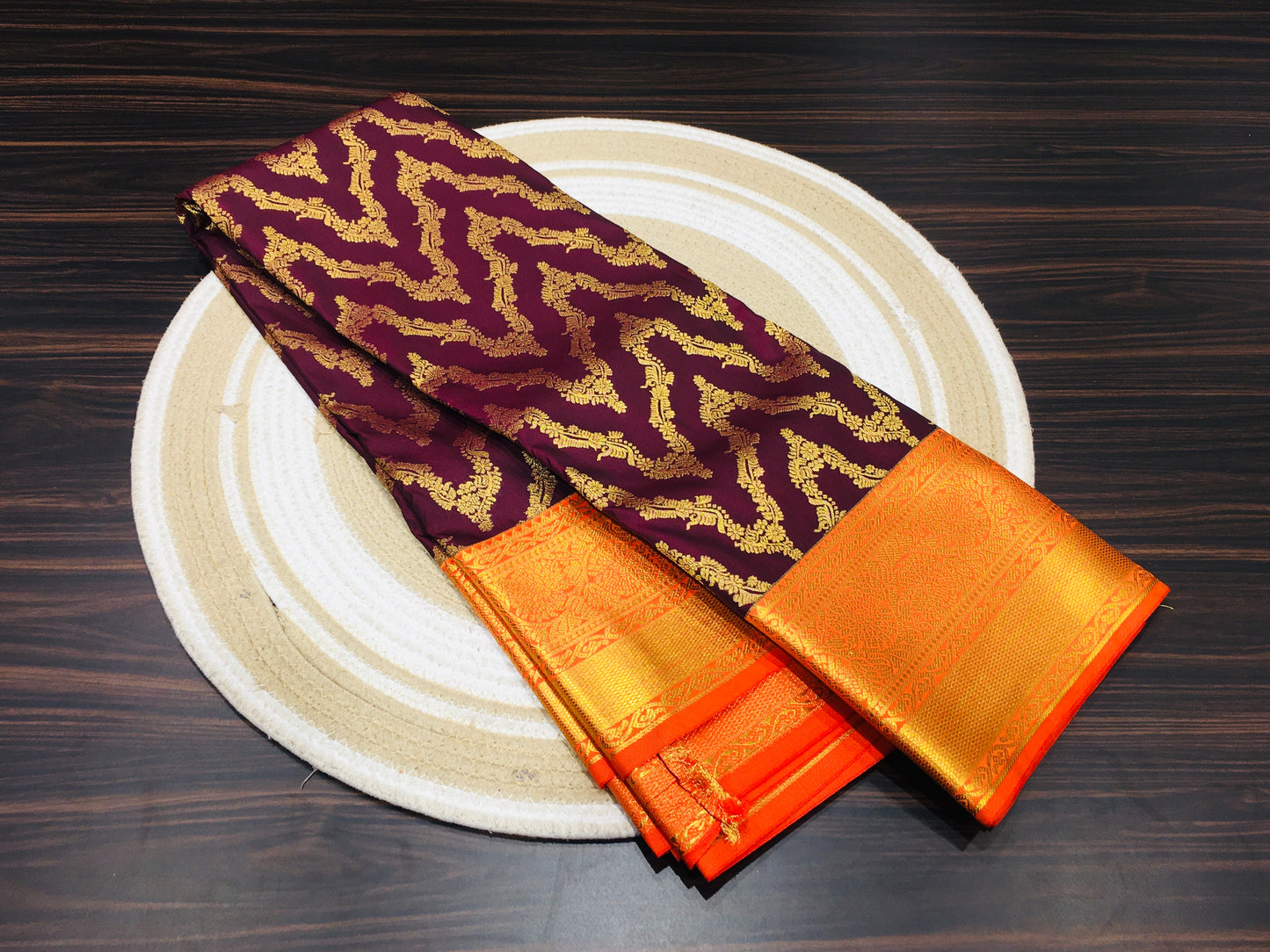 Semi Kanchipuram silk