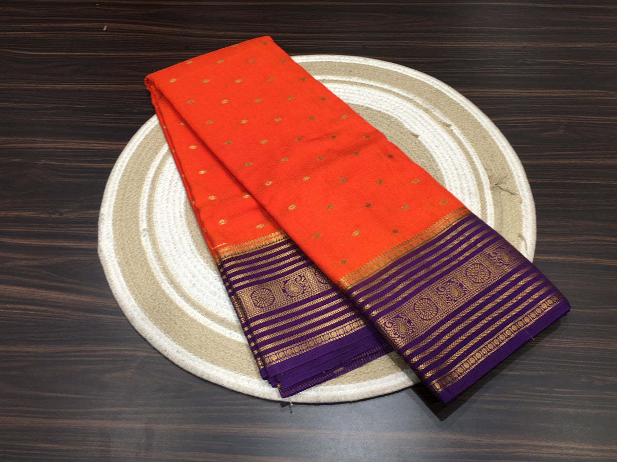 Semi Mysore Crape Silk