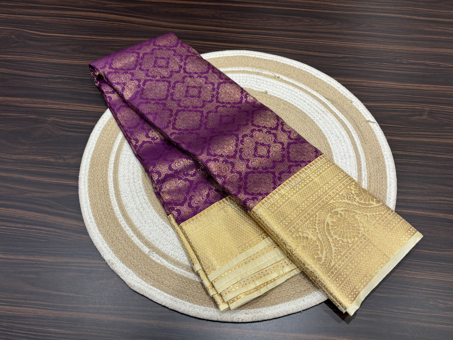 Semi Kanchipuram silk
