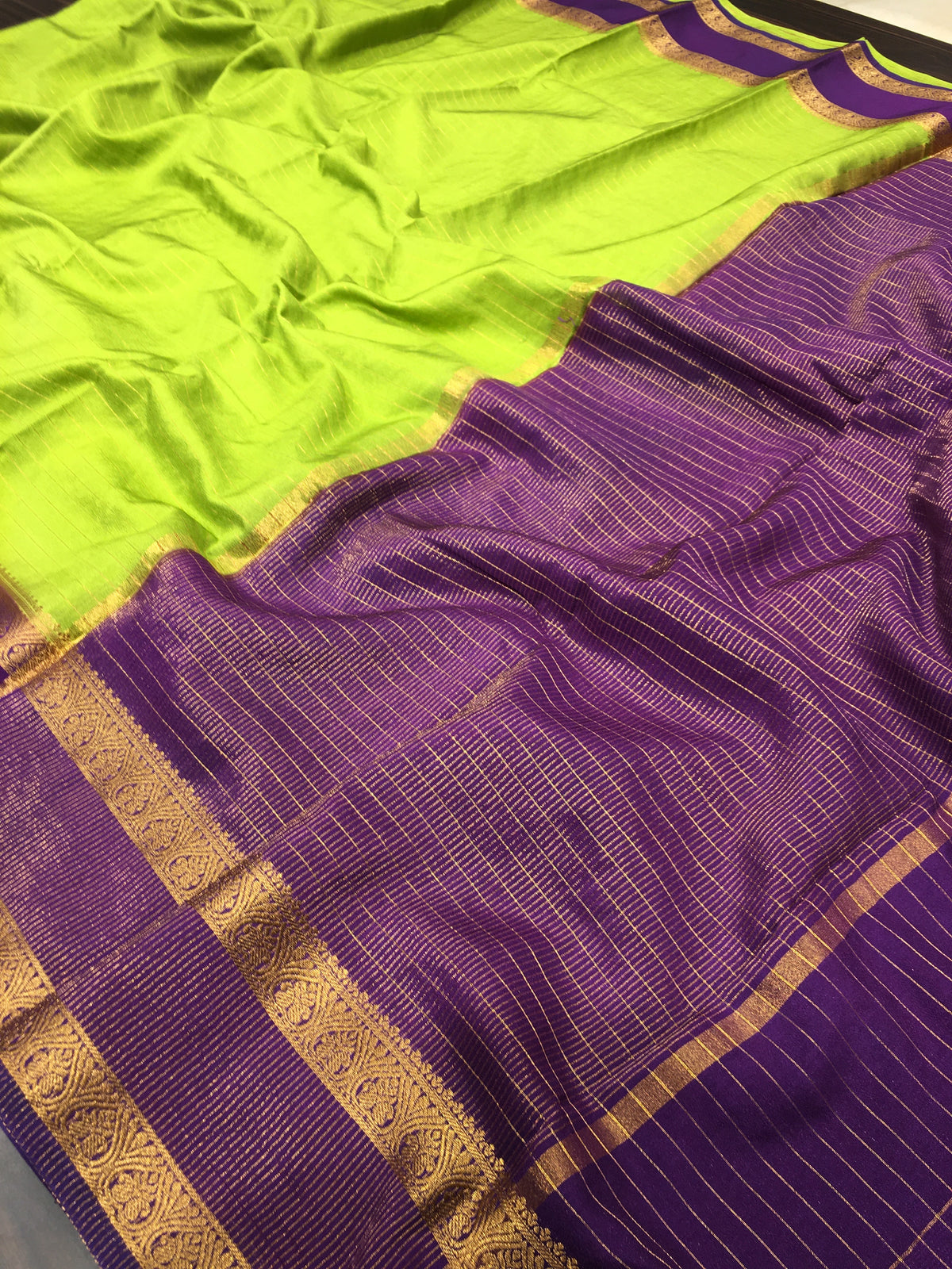 Semi Mysore Crape Silk