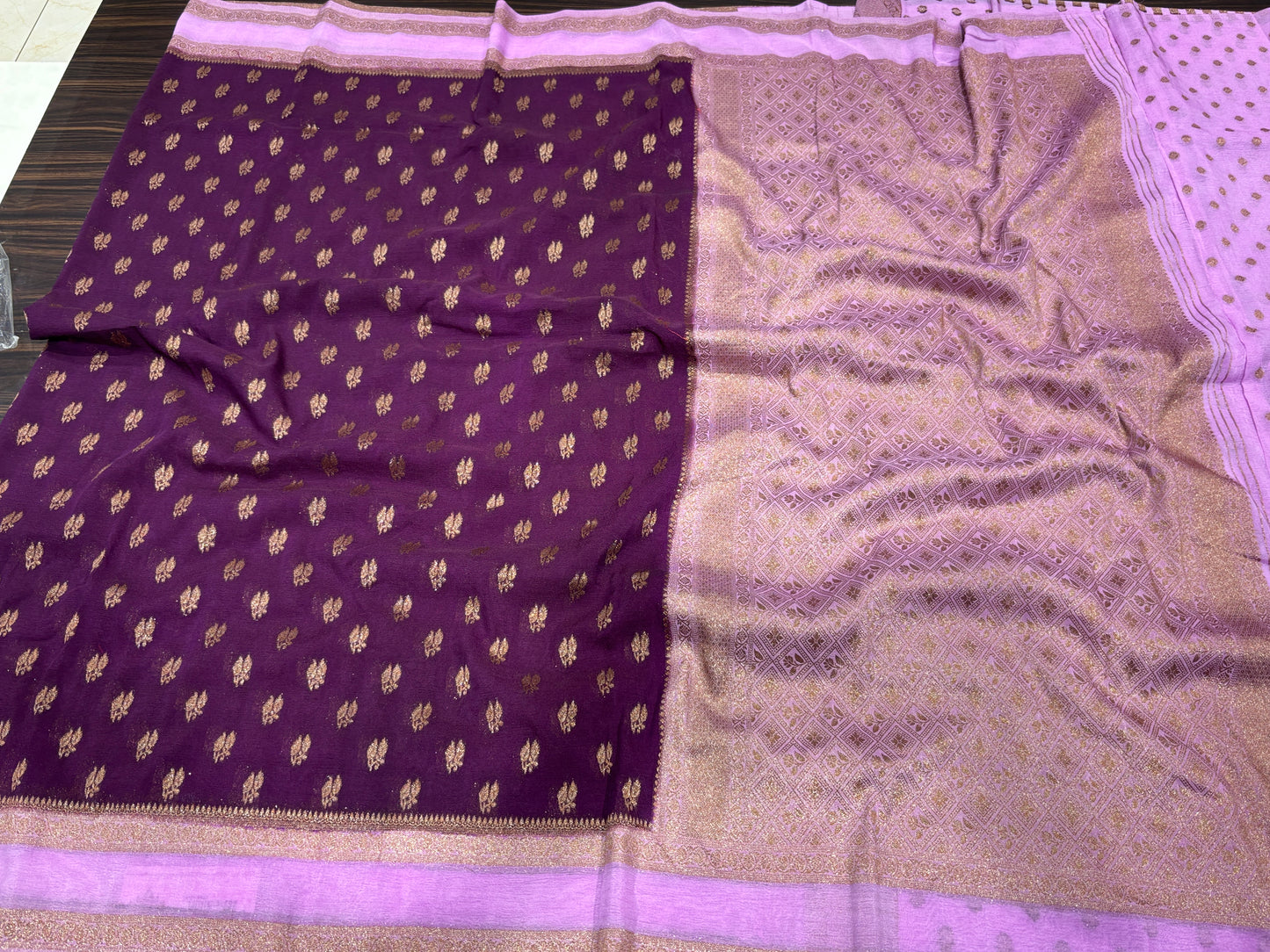 Chiffon georgette saree