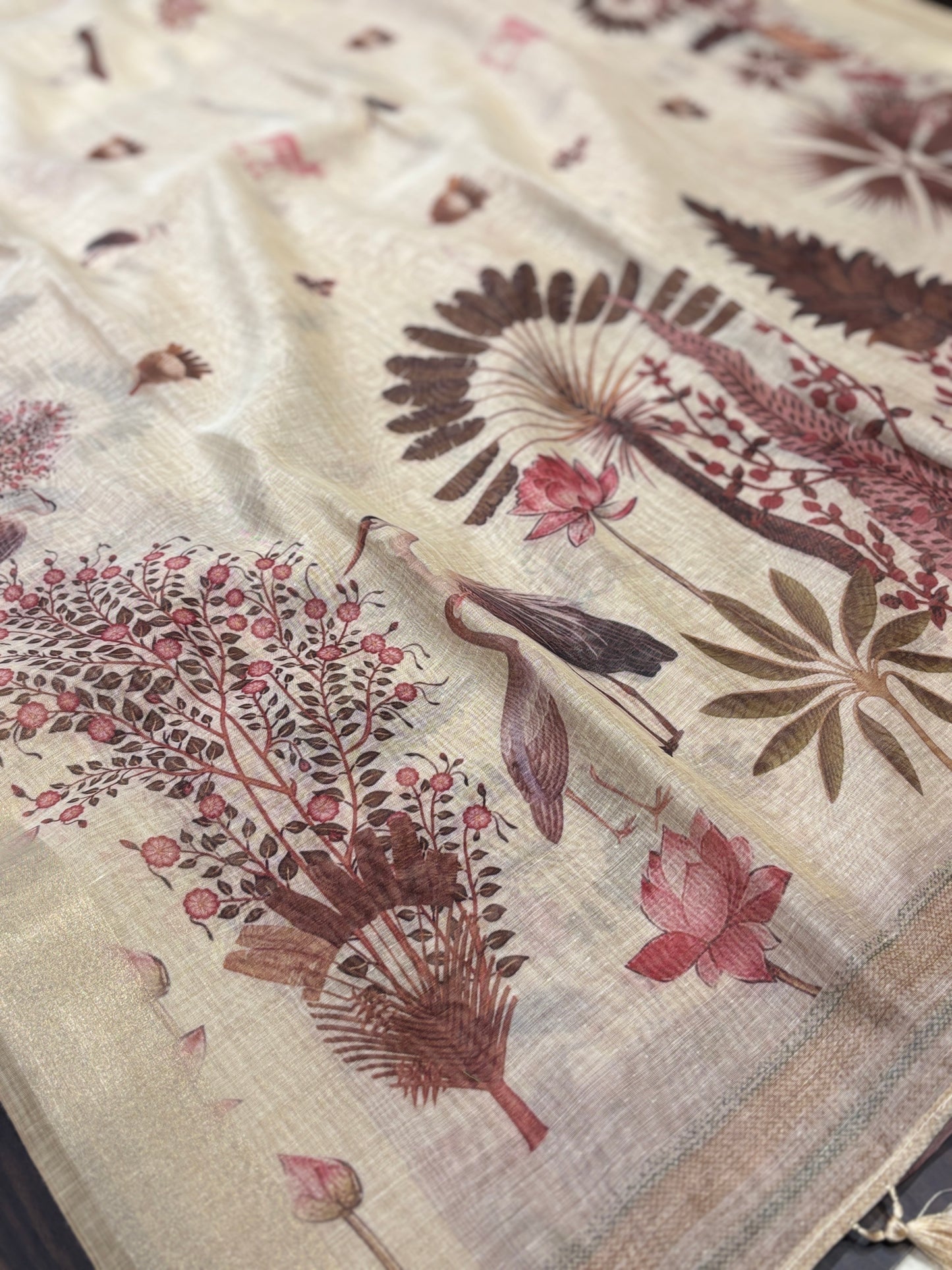 Fancy cotton saree