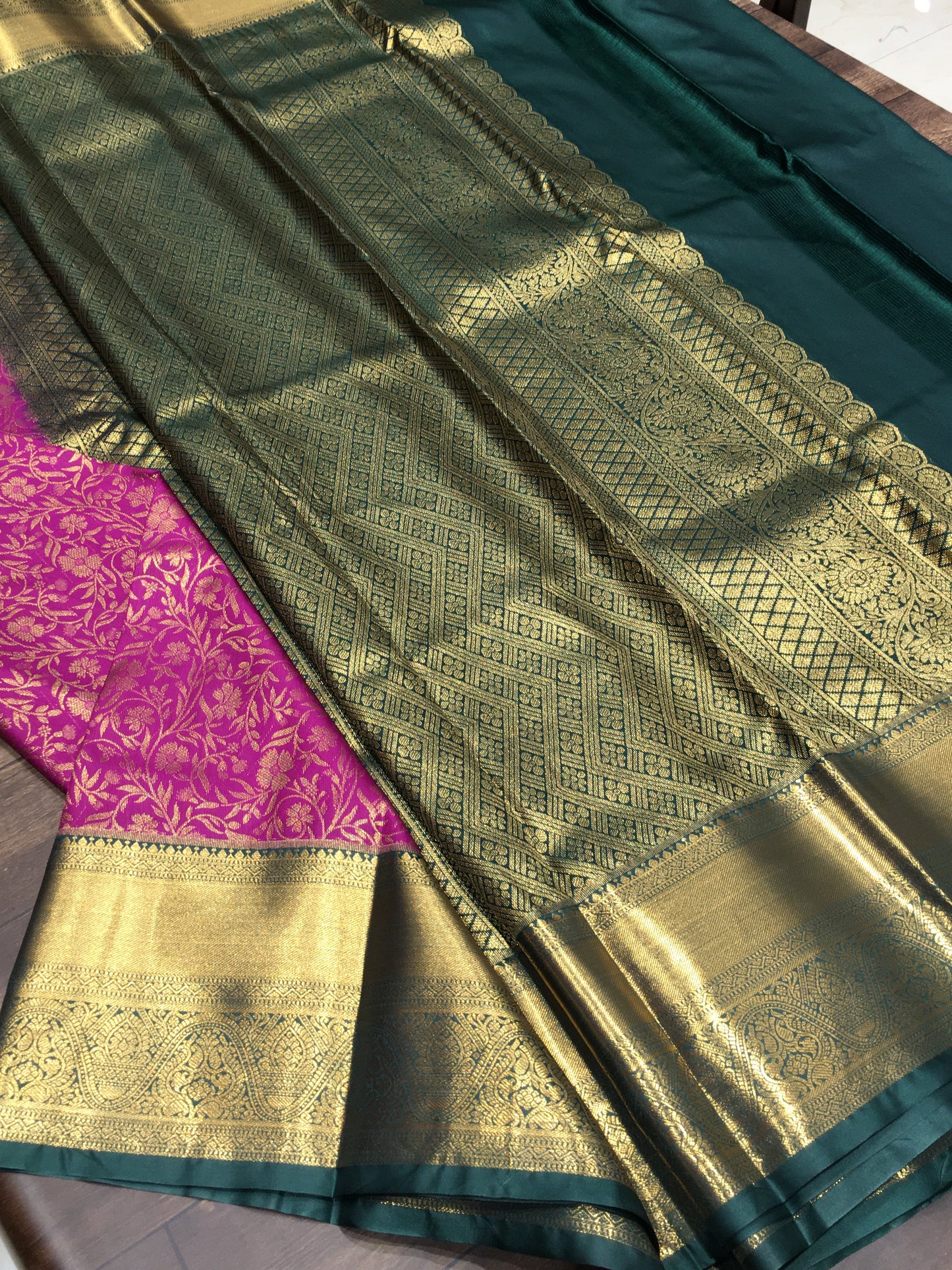 Semi Kanchipuram silk