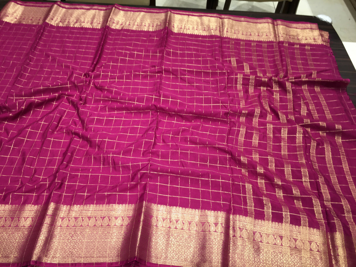 Semi Mysore Crape Silk