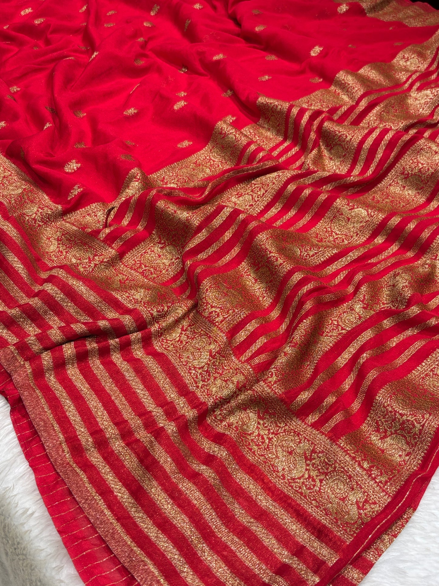 Chiffon georgette saree