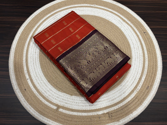 Semi Kanchipuram silk