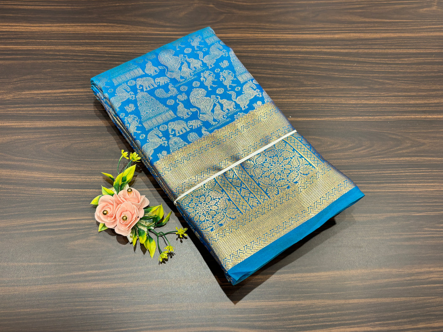 Semi Kanchipuram silk