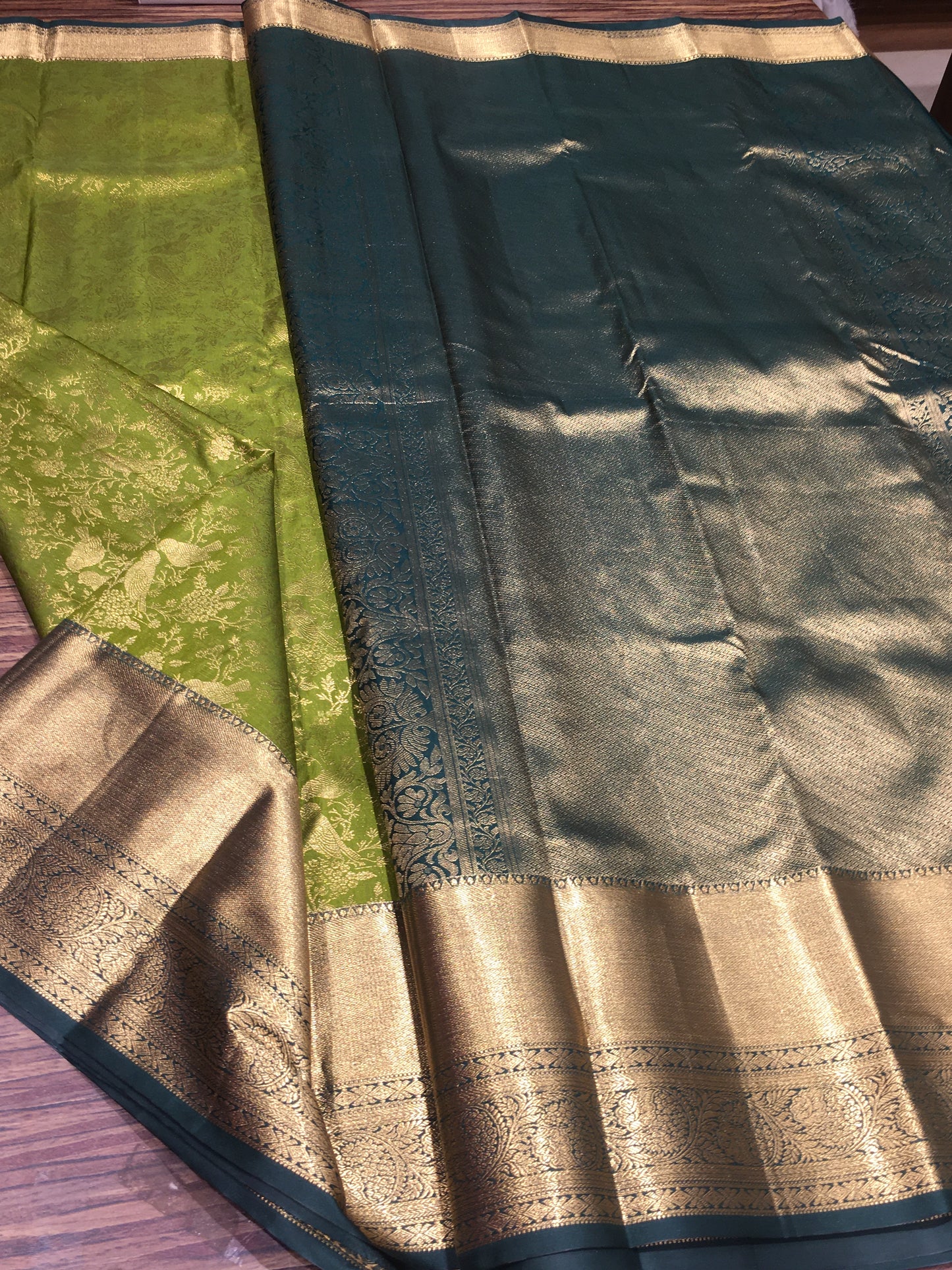 Semi Kanchipuram silk
