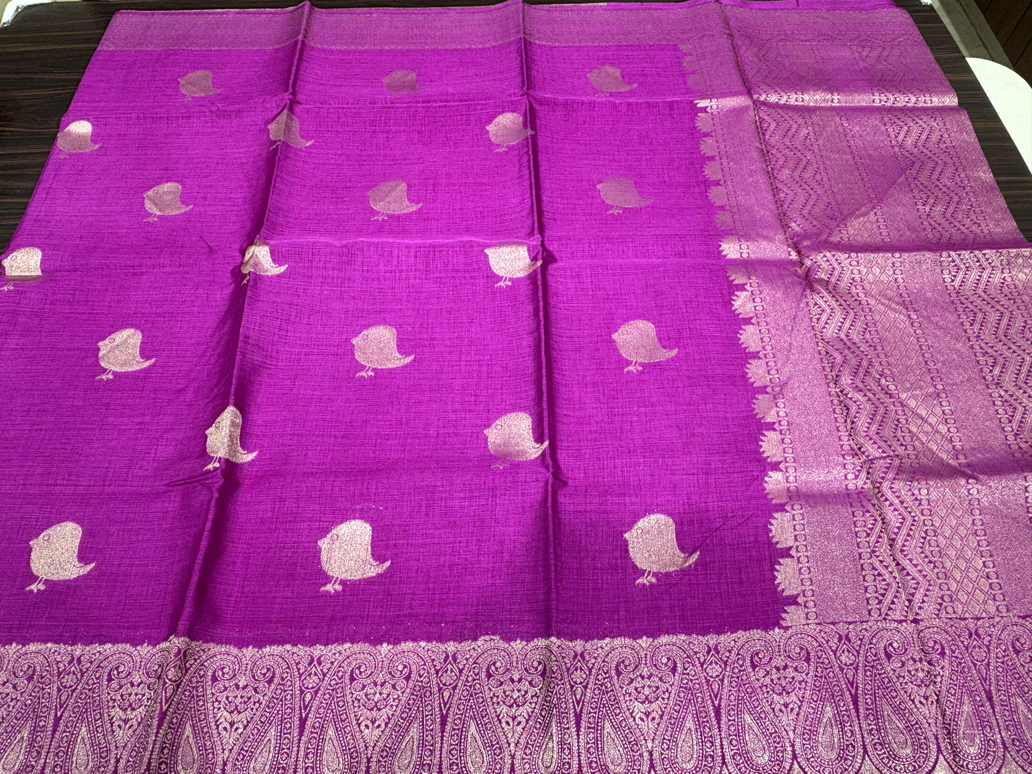 Soft tussar saree
