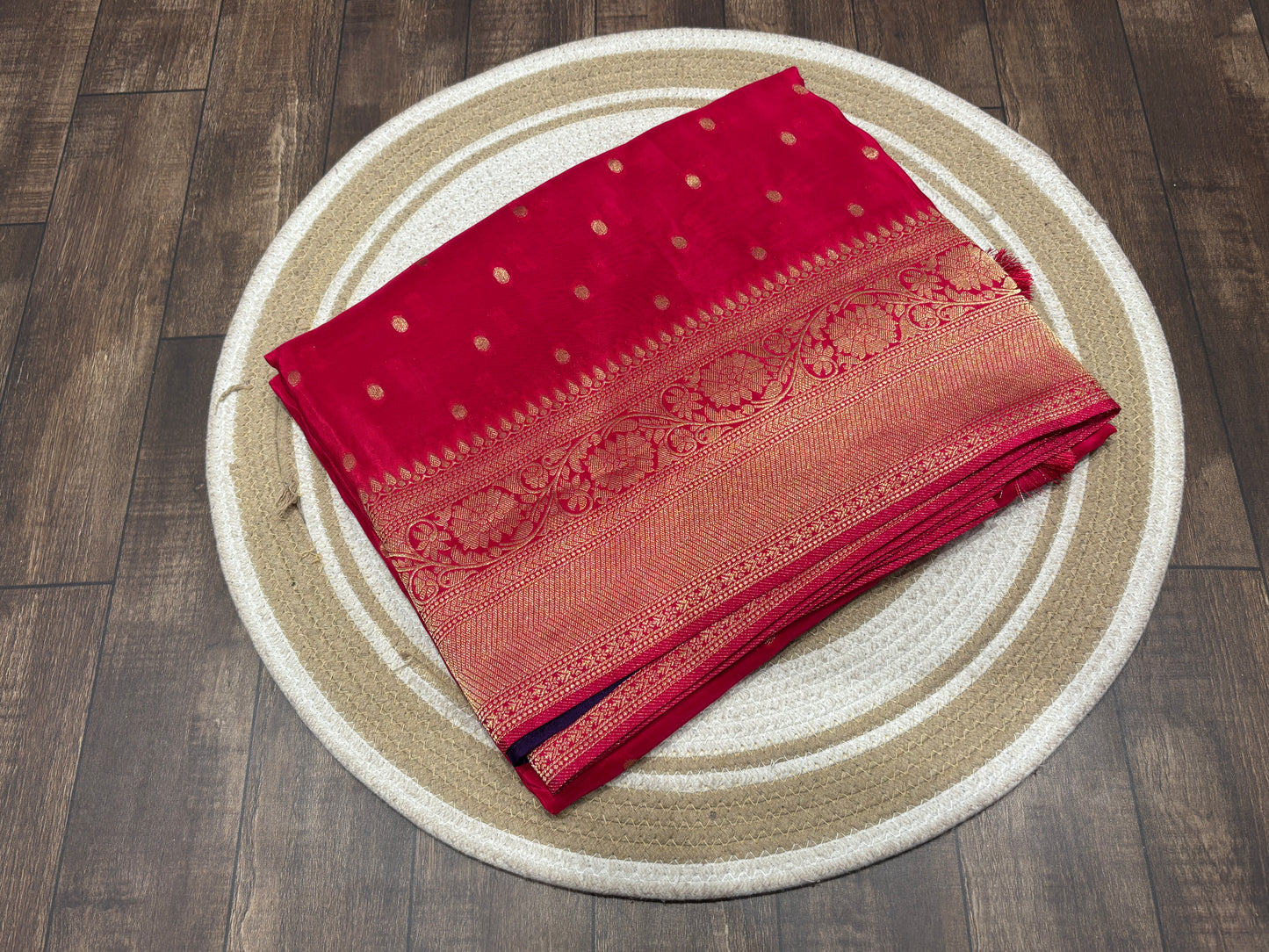 Satin crapes saree