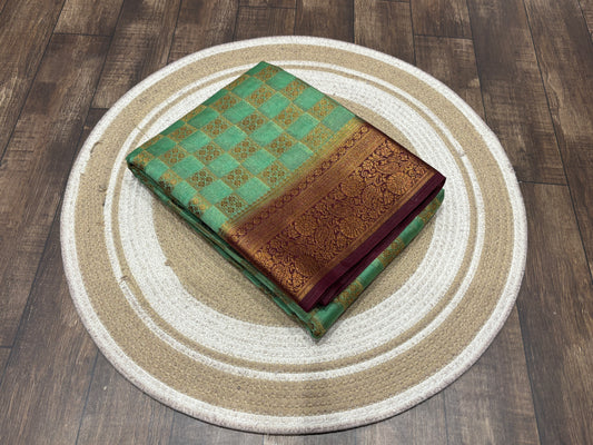 Raw silk saree