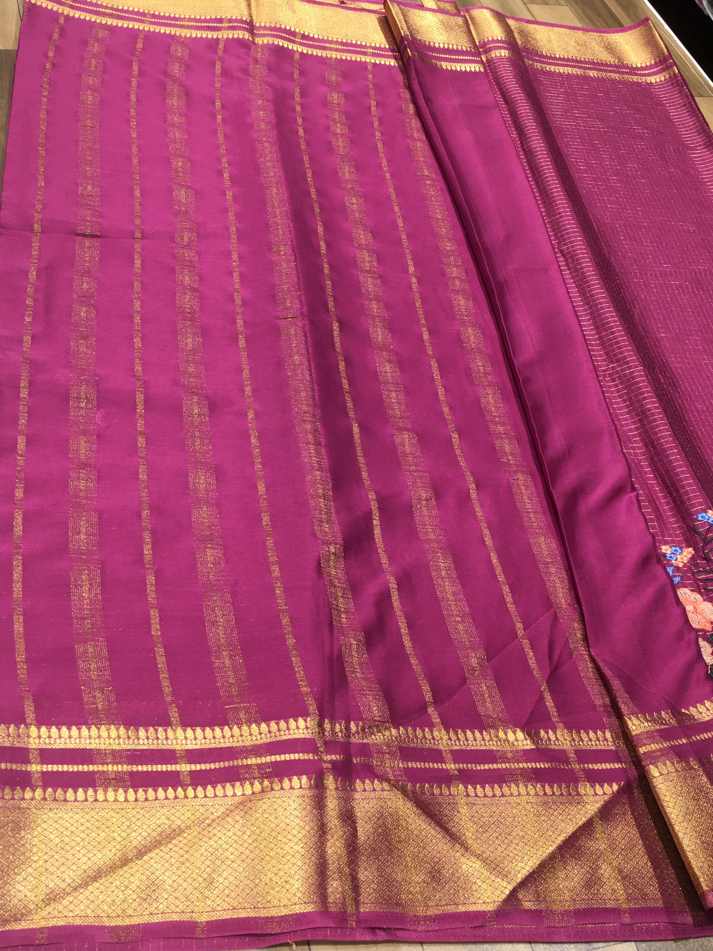 Semi Mysore crape silk